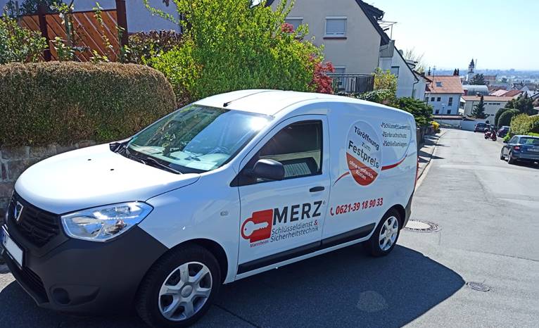 Unser Einsatzfahrzeug für den Außendienst Schlüsseldienst Dossenheim Festpreis