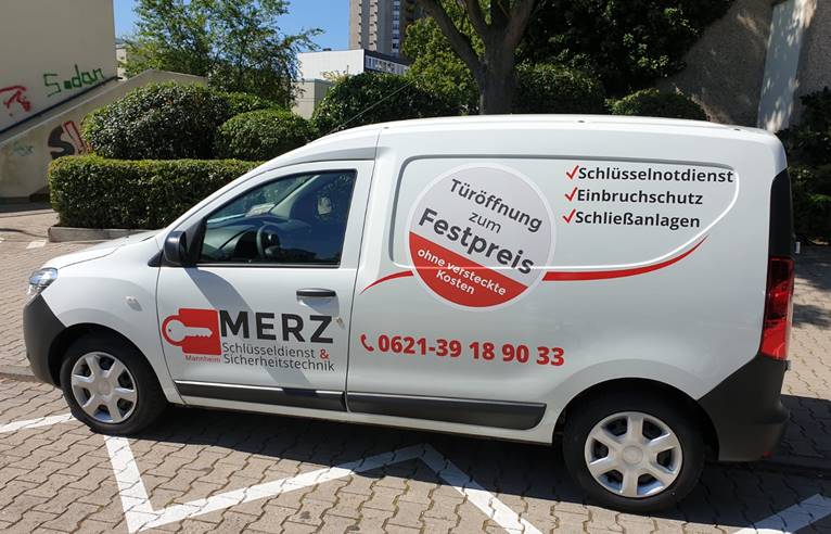Unser Einsatzfahrzeug für den Außendienst Schlüsseldienst Oftersheim Festpreis